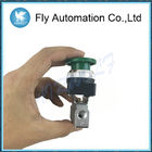 Aluminium Alloy Valve MSV86321EB MSV86321PB 1/8"  Red And Green Palm Button Stop Cock Mechanical Valve
