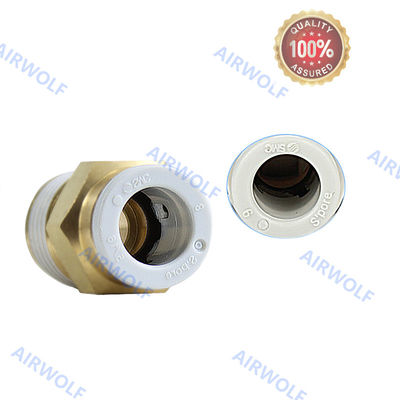 SMC Brass Threaded Lightweight KQ2H One-touch Straight Fittings KQ2H04-M3A  KQ2H04-M5A  KQ2H04-M6A  KQ2H04-01AS KQ2H04-02AS  KQ2H06-M5A  KQ2H06-M6A  KQ2H06-01AS KQ2H06-02AS  KQ2H06-03AS  KQ2H08-01AS