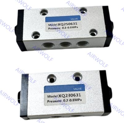 XQ Series Aluminum Pneumatic Air Operated Valve with NBR Seal for 3/2way and 5/2way Control in Dry Compressed Air Systems