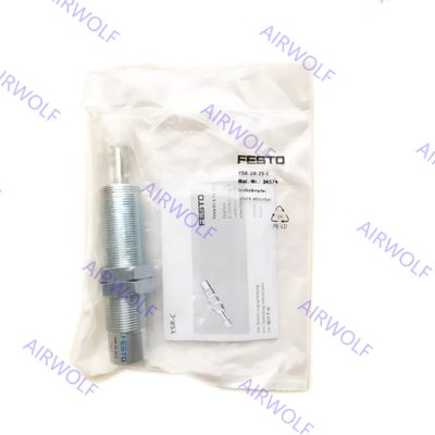 Festo High-Alloy Steel Shock Absorber YSR-C Series with 2 m/s and 3 m/s Max. Impact Speed for Pneumatic Systems