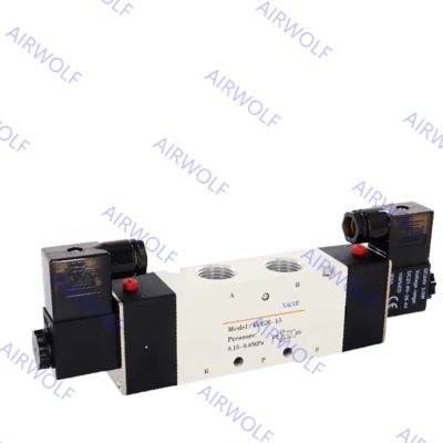 4V410-15, 4V420-15 AIRTAC 4V400 Series 5/2 way, 5/3 way Electric Solenoid Valve 1/2"