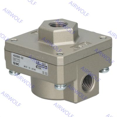 AQ2000-01, AQ2000-02, AQ3000-02 SMC AQ Series Quick Exhaust Valve 1/8", 1/4", 3/8", 1/2", 3/4"