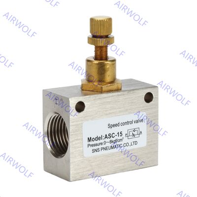 Sunrise ASC-06, ASC-08, ASC-10, ASC-15 ASC Series One-way Speed Control Valve 1/8", 1/4", 3/8", 1/2"
