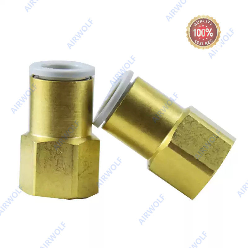 Female Threaded SMC Nickel Plated Brass POM One-touch Straight Fittings KQ2F06-M5A KQ2F08-01A KQ2F10-01A KQ2F12-02A KQ2F08-01N KQ2F08-02N KQ2F10-01N KQ2F10-02N