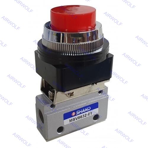 SHAKO MSV8632-01PB MSV8632-01PP MSV8632-01PPL MSV8632-01EB 3/2 way Mechanical Valve 1/8"