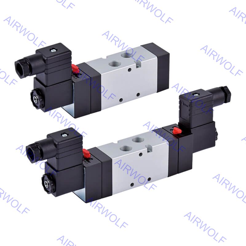 MVSE2-300-3E1-NC MVSE2-300-3E1-NO MVSE2-300-3E2 Mindman 3/2 way Solenoid Valve G1/4