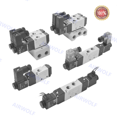 5/2 Way 3/2 Way Mindman Aluminum DC24V AC220V Valvole a pistone MVSC-180-4E1 MVSC-180-4E2 MVSC-180-4E2-DC24-L