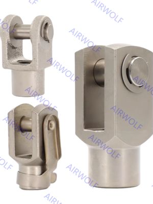 Accessorio per giunto a Y in acciaio fuso AIRTAC con filettature M3 M4 M5 per cilindri pneumatici