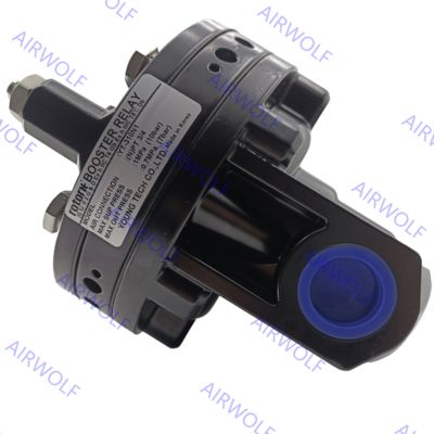 YTC Rotork Aluminum Diecasting Air Preparation Unit Volume Booster Relay YT-310N1 con 10 bar Max. Pressione di alimentazione 7 bar Max. Pressione di segnale/uscita e 5.24/4.91 Capacità di flusso
