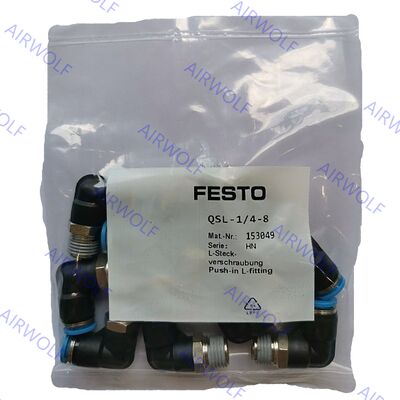 QSL-1/4-6 QSL-1/4-6-100 QSL-1/4-8 QSL-1/4-8-50 Festo QSL Serie Push-in L-Fitting